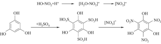 間苯三酚（PG）混酸硝化反應(yīng)機理