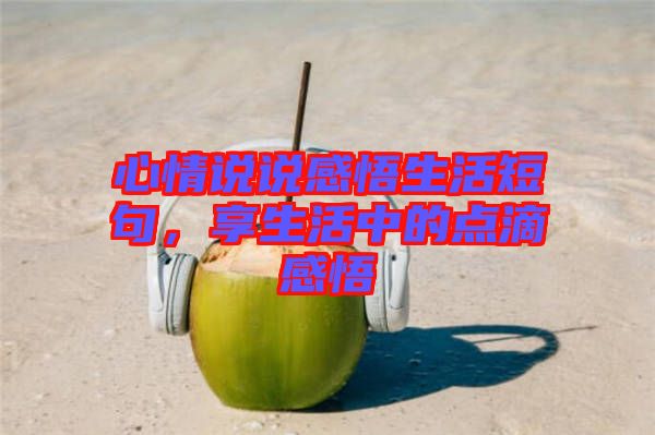 心情說(shuō)說(shuō)感悟生活短句，享生活中的點(diǎn)滴感悟