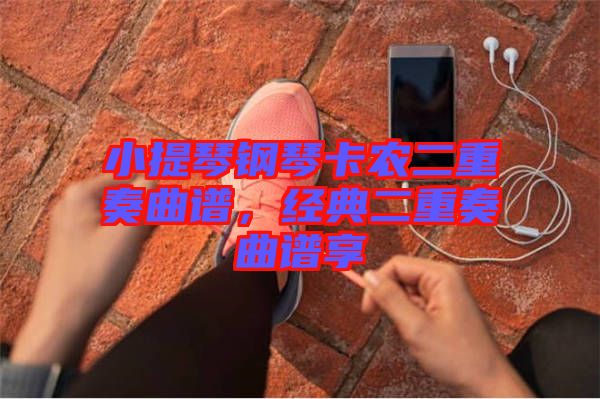 小提琴鋼琴卡農(nóng)二重奏曲譜，經(jīng)典二重奏曲譜享