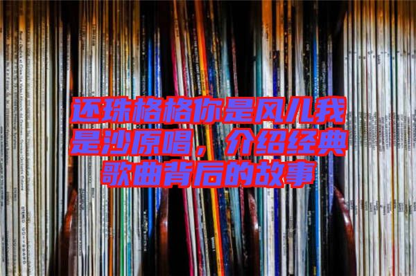 還珠格格你是風兒我是沙原唱，介紹經(jīng)典歌曲背后的故事