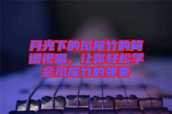 月光下的鳳尾竹的簡(jiǎn)譜視唱，讓你輕松學(xué)會(huì)鳳尾竹的彈奏