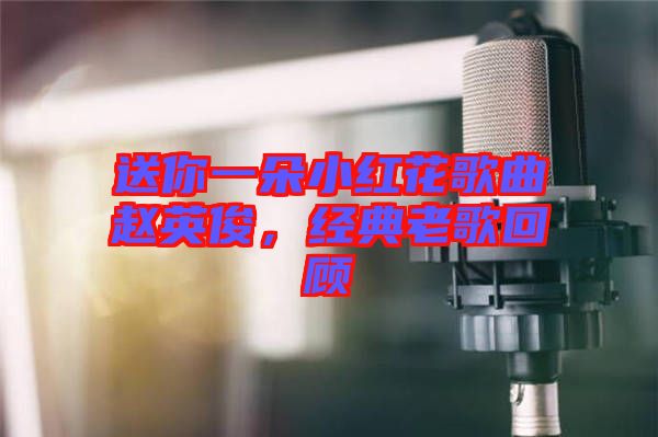 送你一朵小紅花歌曲趙英俊，經(jīng)典老歌回顧