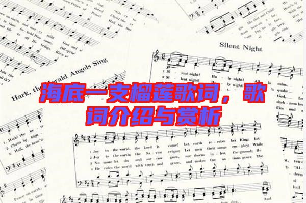 海底一支榴蓮歌詞，歌詞介紹與賞析
