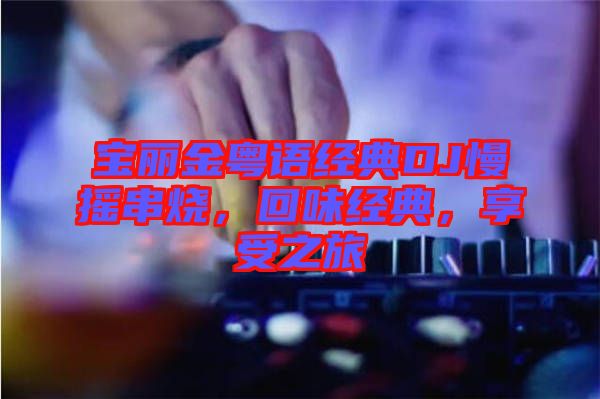 寶麗金粵語經(jīng)典DJ慢搖串燒，回味經(jīng)典，享受之旅