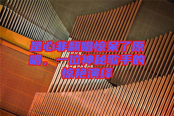 是心非翻唱驚呆了原唱，一位神秘歌手的驚艷演繹