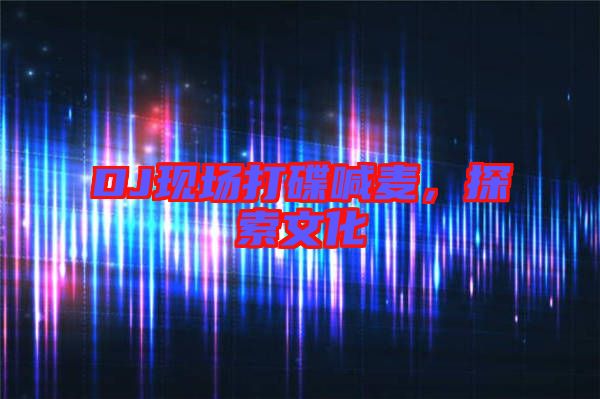 DJ現(xiàn)場打碟喊麥，探索文化