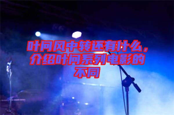 葉問(wèn)風(fēng)中轉(zhuǎn)還有什么，介紹葉問(wèn)系列電影的不同