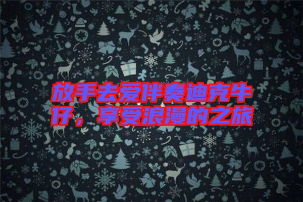 放手去愛伴奏迪克牛仔，享受浪漫的之旅