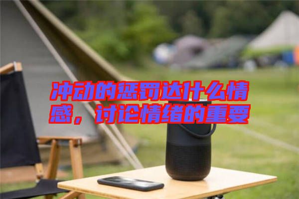 沖動的懲罰達(dá)什么情感，討論情緒的重要