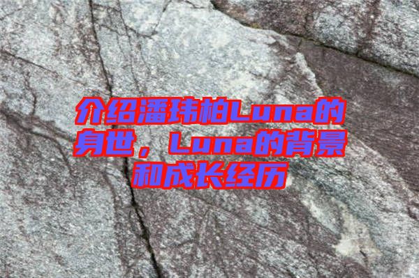 介紹潘瑋柏Luna的身世，Luna的背景和成長經(jīng)歷