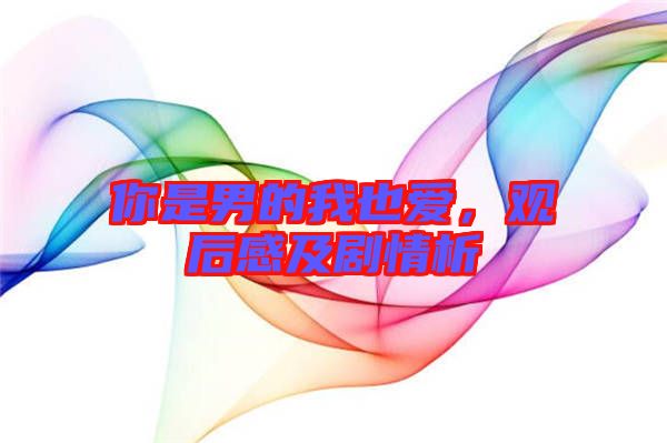 你是男的我也愛(ài)，觀后感及劇情析