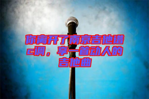 你離開了南京吉他譜c調(diào)，享一首動人的吉他曲