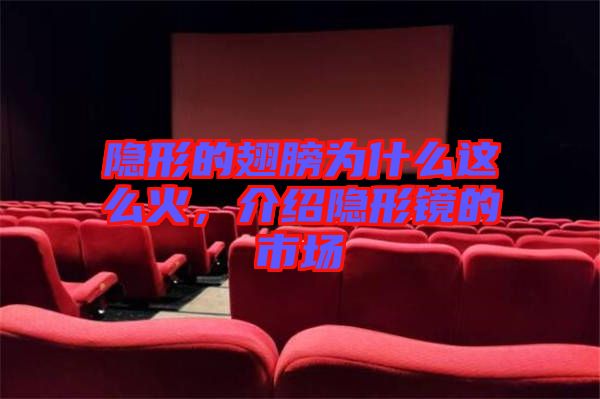 隱形的翅膀為什么這么火，介紹隱形鏡的市場