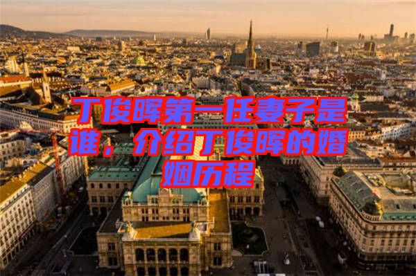丁俊暉第一任妻子是誰，介紹丁俊暉的婚姻歷程