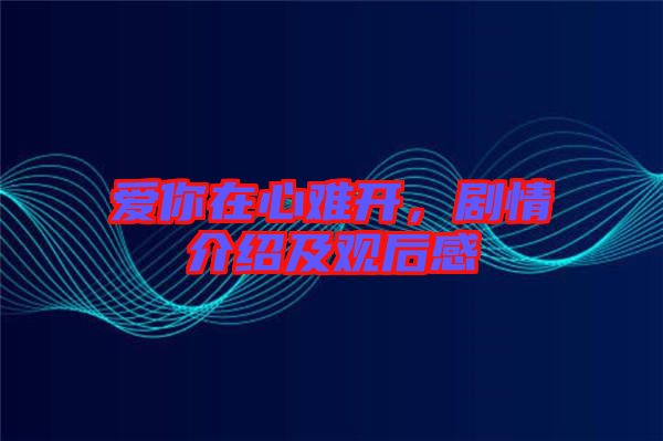 愛你在心難開，劇情介紹及觀后感