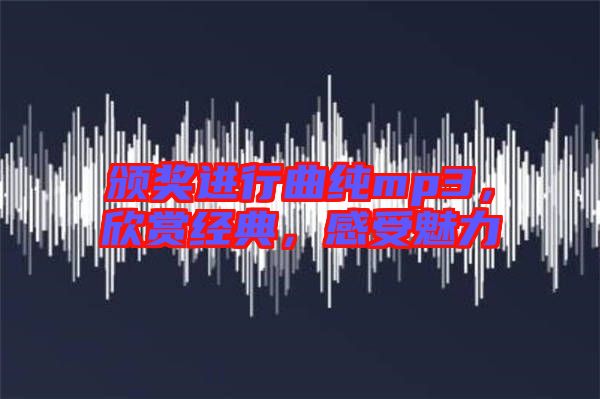 頒獎進行曲純mp3，欣賞經典，感受魅力