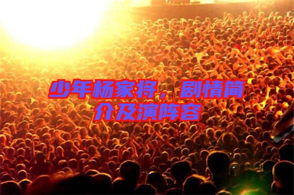 少年楊家將，劇情簡介及演陣容