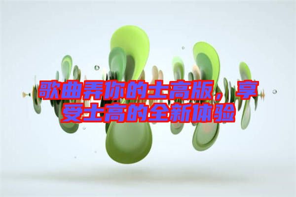 歌曲弄你的士高版，享受士高的全新體驗(yàn)