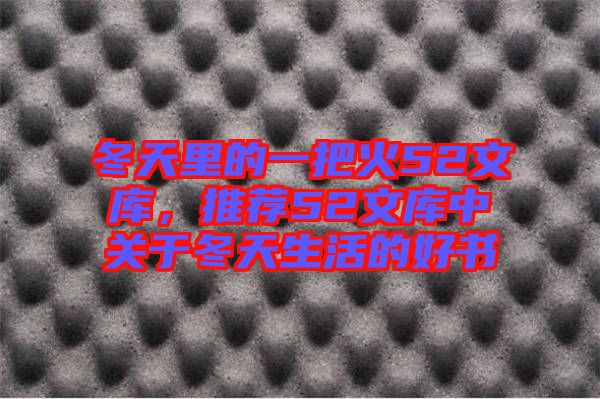 冬天里的一把火52文庫，推薦52文庫中關(guān)于冬天生活的好書