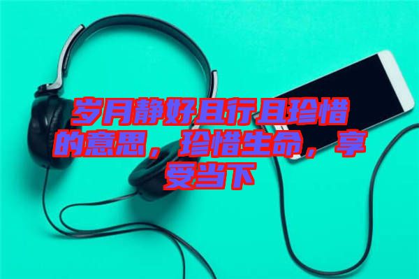 歲月靜好且行且珍惜的意思，珍惜生命，享受當下