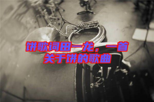 餅歌詞田一龍，一首關(guān)于餅的歌曲