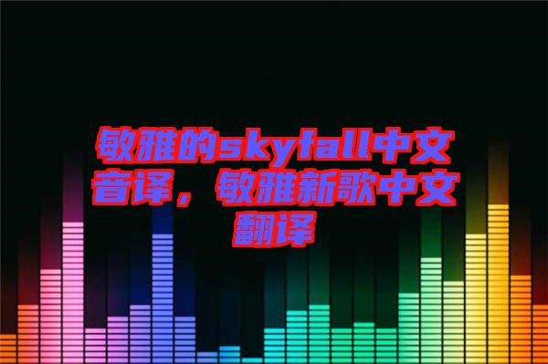 敏雅的skyfall中文音譯，敏雅新歌中文翻譯
