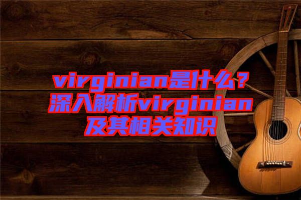 virginian是什么？深入解析virginian及其相關知識