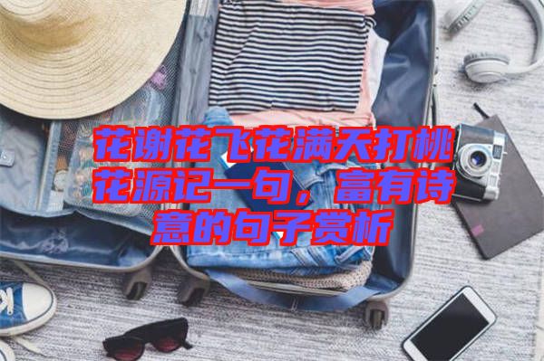 花謝花飛花滿天打桃花源記一句，富有詩(shī)意的句子賞析