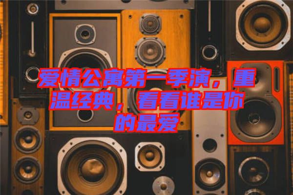 愛情公寓第一季演，重溫經(jīng)典，看看誰是你的最愛