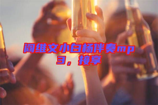 閻維文小白楊伴奏mp3，接享
