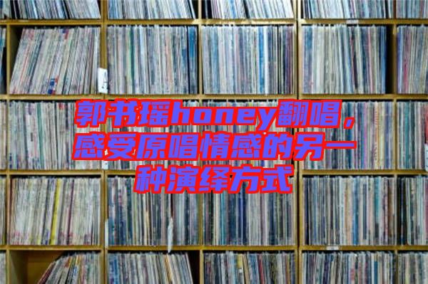 郭書瑤honey翻唱，感受原唱情感的另一種演繹方式