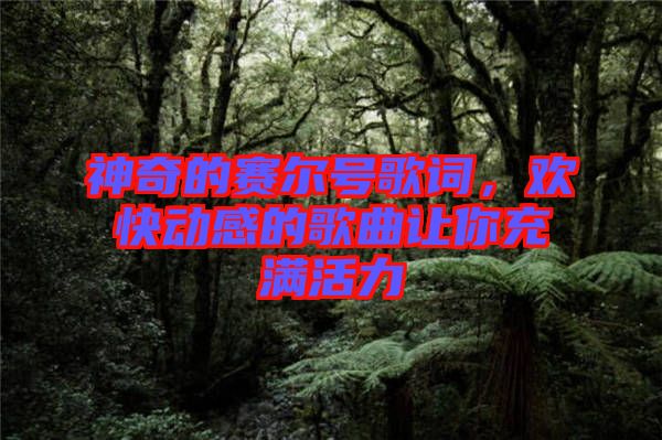 神奇的賽爾號(hào)歌詞，歡快動(dòng)感的歌曲讓你充滿活力