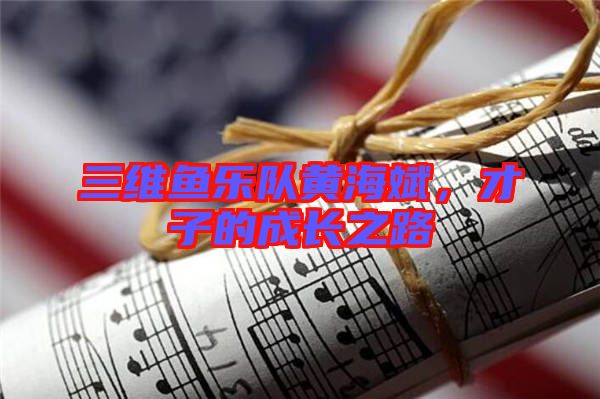 三維魚樂隊黃海斌，才子的成長之路
