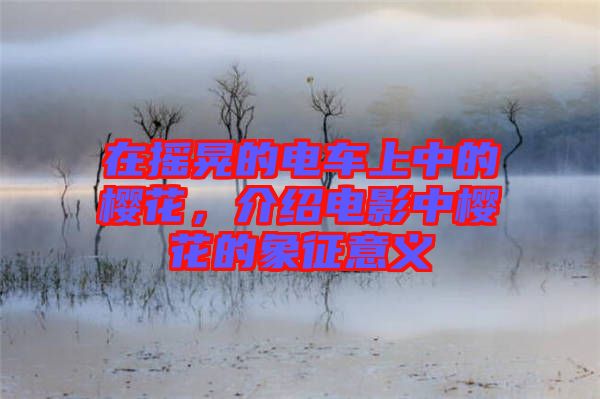 在搖晃的電車上中的櫻花，介紹電影中櫻花的象征意義