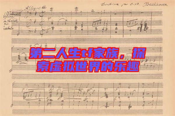 第二人生tf家族，探索虛擬世界的樂趣