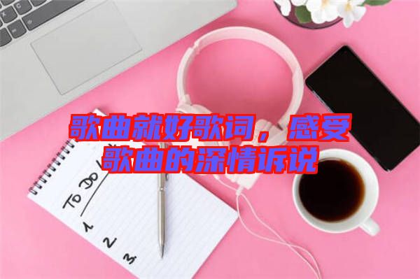 歌曲就好歌詞，感受歌曲的深情訴說