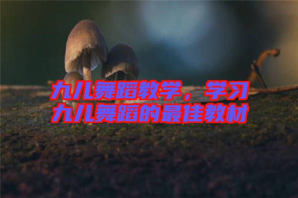 九兒舞蹈教學(xué)，學(xué)習(xí)九兒舞蹈的最佳教材