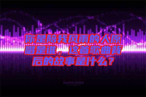 你是陪我風(fēng)雨的人原唱是誰，這首歌曲背后的故事是什么？