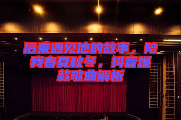 后來(lái)遇見(jiàn)他的故事，陪我春夏秋冬，抖音爆款歌曲解析