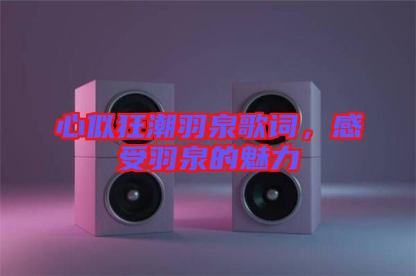心似狂潮羽泉歌詞，感受羽泉的魅力