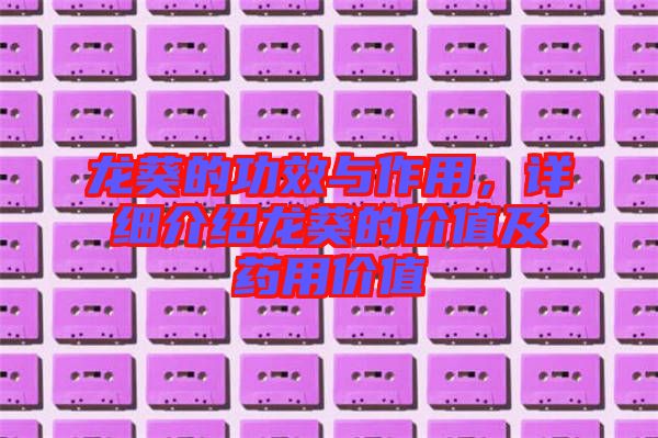 龍葵的功效與作用，詳細介紹龍葵的價值及藥用價值