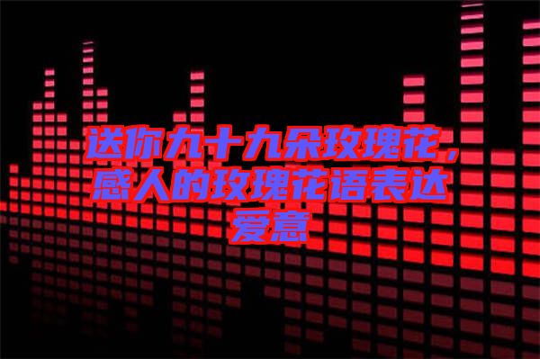 送你九十九朵玫瑰花，感人的玫瑰花語表達(dá)愛意