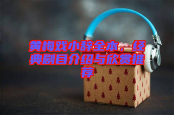 黃梅戲小辭全本，經(jīng)典劇目介紹與欣賞推薦