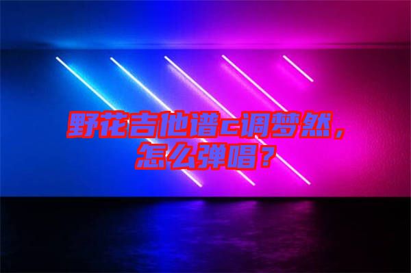 野花吉他譜c調(diào)夢(mèng)然，怎么彈唱？