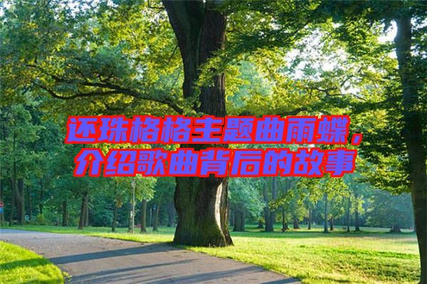 還珠格格主題曲雨蝶，介紹歌曲背后的故事
